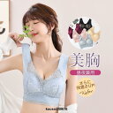 冷感タイプ登場 ブラジャー ノンワイヤー レース ナイトブラ 育乳 バストアップ 大きいサイズ 速乾 伸縮 耐久 レディース ノンワイヤー脇肉