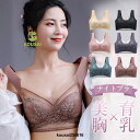 ナイトブラ ブラジャー 30代 40代 20代 ノンワイヤー 美胸 育乳 夜用ブラ 寝る時ブラ リラックス 補正下着 夜ブラ レース 脇高