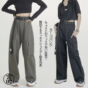 ファッション レディース カーゴパンツ ゆったり ボトムスポケット 韓国風 春コーデ 秋 春 夏