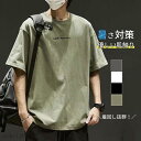 Tシャツ 半袖 メンズ メンズファッション 半袖Tシャツ 韓國ファッション クルーネック シンプル トップス カジュアル 暑さ対策 涼しい