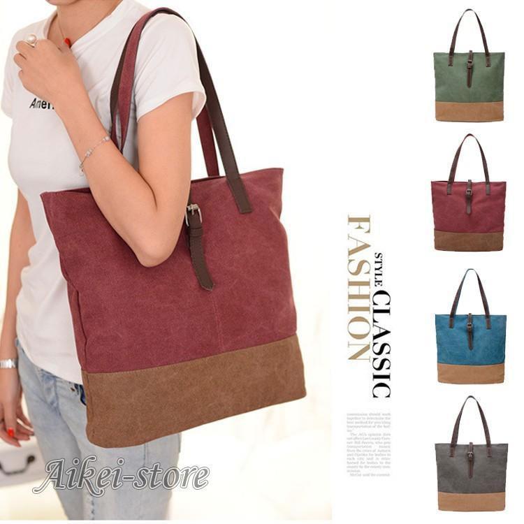 ハンドバッグ トートバッグ レディース ズック 2way 手提げバッ グ ショルダーバッグ 手提げ 斜めがけ ..