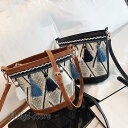 かごバッグ レディース ショルダーバッグ 斜めがけ 麦わらバッグ ピクニック 海 ビーチ 夏バッグ 麦わらバッグ 軽量 かわいい 草編みバッグ
