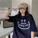 Tシャツ レディース 半袖 夏 ゆるい トップス 韓国ファッション 原宿系 BF風 ヒップホップ ダンス ストリート風 カジュアル カップル服