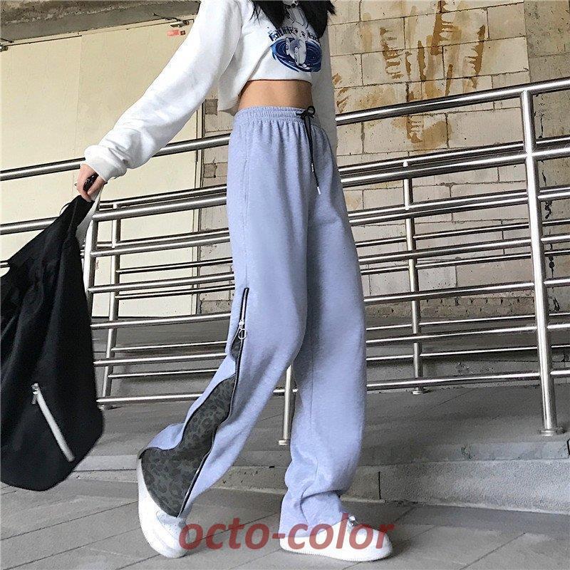 ボトムス カーゴパンツ ロゴ スポーティ ユニセックス ダンス 衣装 韓国 ファッション 大きいサイズ 個性的 服 原宿系ヒップホップダンス 衣装