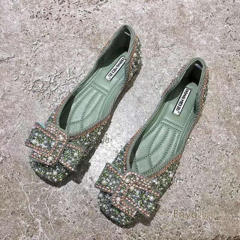 maruk shopのパンプス レディース フラットシューズ ぺたんこ フラット リボン ローファー 発表会 柔らかい ローヒール Vカット 痛くない オフィス くつ 通勤｜アングル2
