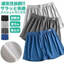 トランクス メンズ 前開き 下着 メッシュ 夏 快適 蒸れない 通気性 吸汗 速乾 ドライ 伸縮性 ストレッチ 涼感 インナー 下着 肌着 メンズインナー