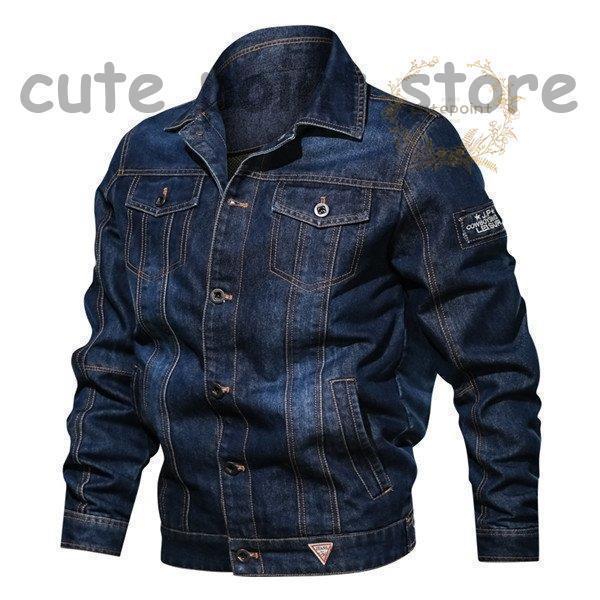 Gジャン ジージャン デニム メンズ ライダース フライト ミリタリー ヴィンテージ 大きいサイズ B系 アウター