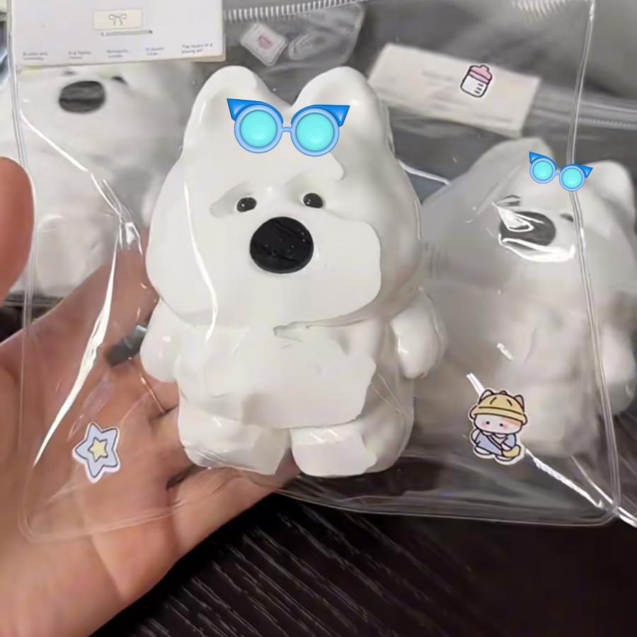【2個セット】ウエスティ 癒し ぷにぷに いぬ スクイーズ 大きい もちもち 柔らかい 低反発 わんちゃん 女の子 犬 ストレス解消 減圧 プレゼント おもちゃ 子供 maruk2010-10075098 maruk shop サンプル画像2