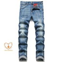 デニムパンツ メンズ ジーンズ デニムパンツ スキニーデニムパンツ ファッション デニムジーンズ 美脚 細身 ジーンズ ファッション 春秋