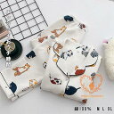 パジャマレディース かわいい猫柄 レディースパジャマ 長袖/長ズボン 上下2点セット M/L/XL 綿 春秋冬 ふんわり優しい着心地 キュートなキャット