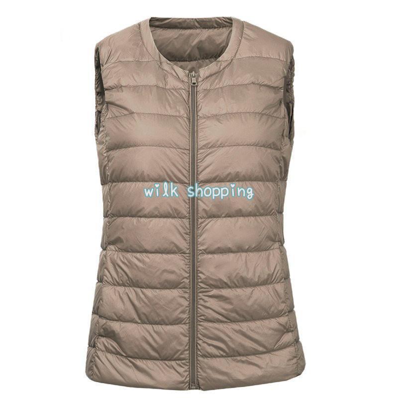 インナー ダウンベスト レディース 軽量 暖かい 防寒 保温 収納袋付き アウター ウルトラ ライトダウン..