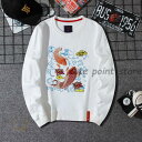 トレーナー 秋服 メンズ服 メンズトレーナー トップス ロングtシャツ 長袖Tシャツ スウェット 長袖トレーナー 猫柄 メンズファッション