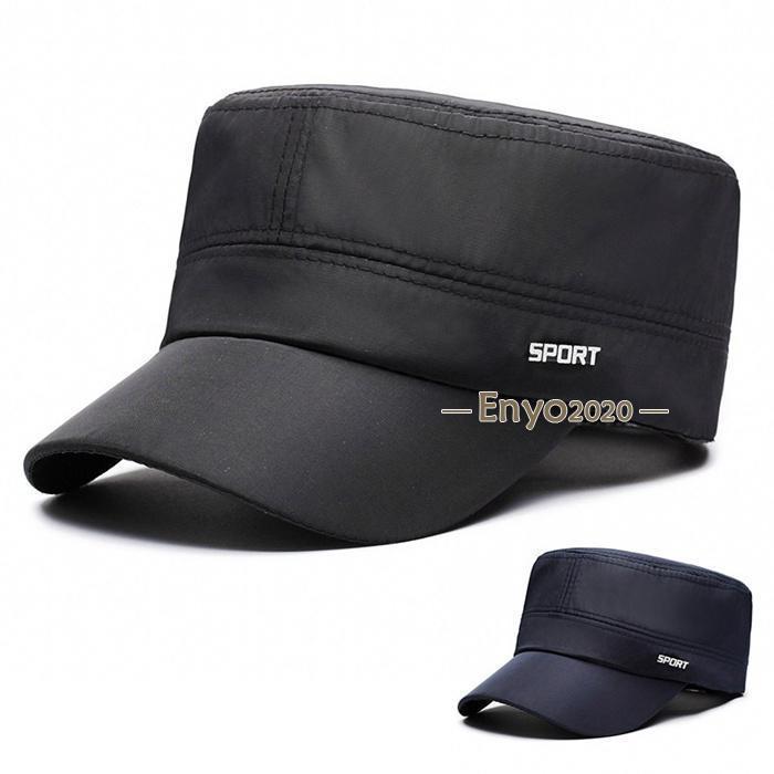 ワークキャップ メンズ 帽子 無地 深め 日よけ UV おしゃれ シンプル ミリタリー