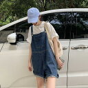オーバーオール レディース デニム サロペット ゆったり 韓国ファッション おしゃれ 20代 30代 40代 50代