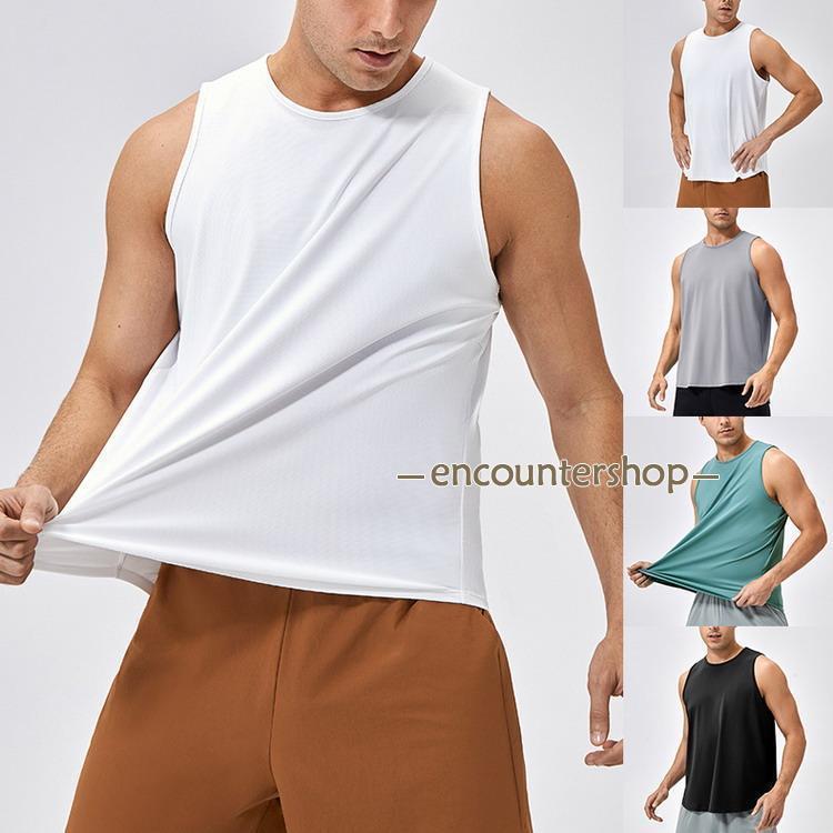 タンクトップ 涼しい 吸汗速乾 トップス トレーニング スポーツ フィットネスウェア 袖なしtシャツ メンズ