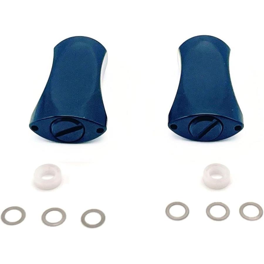 バリエーションコード : 2B9JOXG69R「商品内容」ダイワ シマノ対応の汎用スピニングリールハンドルノブ2個セットになります。「高い汎用性」スピニングリールだけでなく、ベイトリールやダブルハンドルにも対応可能な汎用性の高いハンドルパーツとなります。「パフォーマンス向上」高品質なアルミ製を使用。軽量設計で扱いやすく長時間の釣りでも疲れにくく、釣りのパフォーマンスを向上させるための必須アイテムです。「美しいデザイン」鏡面加工のハンドルノブが鮮やかな光沢で美しいデザインを演出します。また、滑り止め加工が施されており、快適な操作性を実現いたします。「付属品」Oリング：2枚、樹脂製ブッシュ2個。＊ベアリングは付属しておりませんので、交換の際はベアリングは純正をご利用ください。