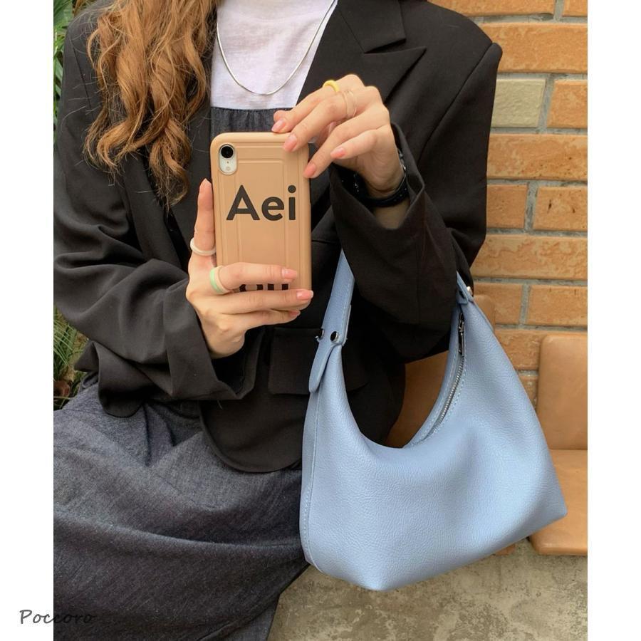 maruk shopのフェイクレザーワンハンドルバッグ 韓国風｜アングル3
