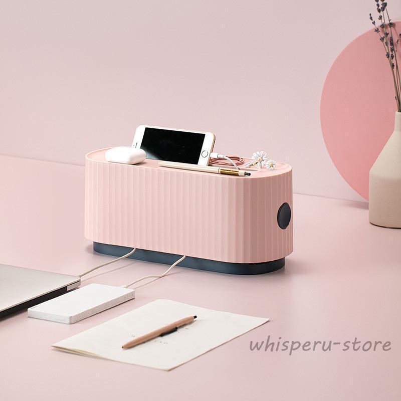 ケーブルボックス ケーブル収納 コンセント 配線収納 電源 ケーブル コード 配線隠し テーブルタップボ..