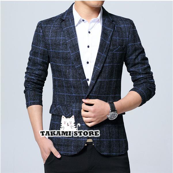 安い テーラード ライトアウター 紳士 メンズ チェック柄 スーツ スリム ビジネス カジュアル コート ..
