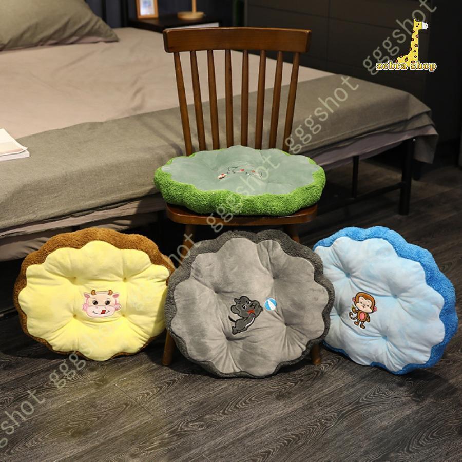 座布団 クッション 背もたれ お花 抱き枕 ファッション シンプル 極厚 チェアパッド チェアクッション ..