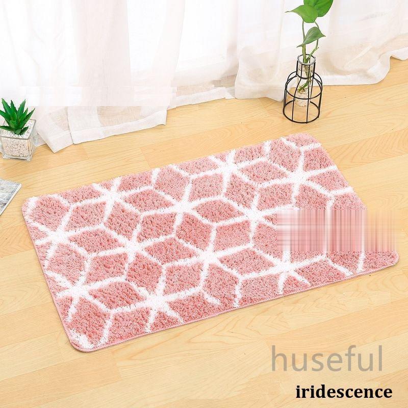 玄関マット バスマット マット シンプル モダン ふわふわ お風呂 トイレマット 室内 屋内 北欧 洗える ..