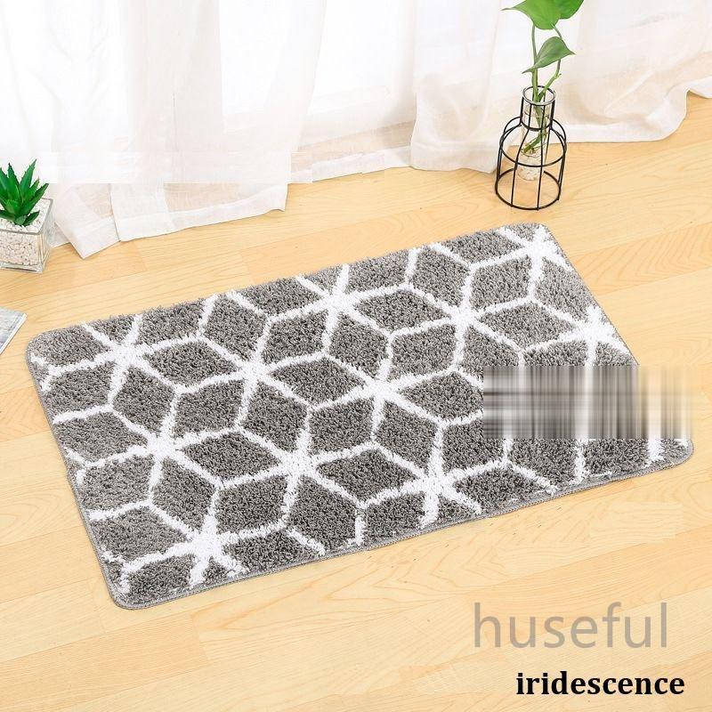 玄関マット バスマット マット シンプル モダン ふわふわ お風呂 トイレマット 室内 屋内 北欧 洗える ..