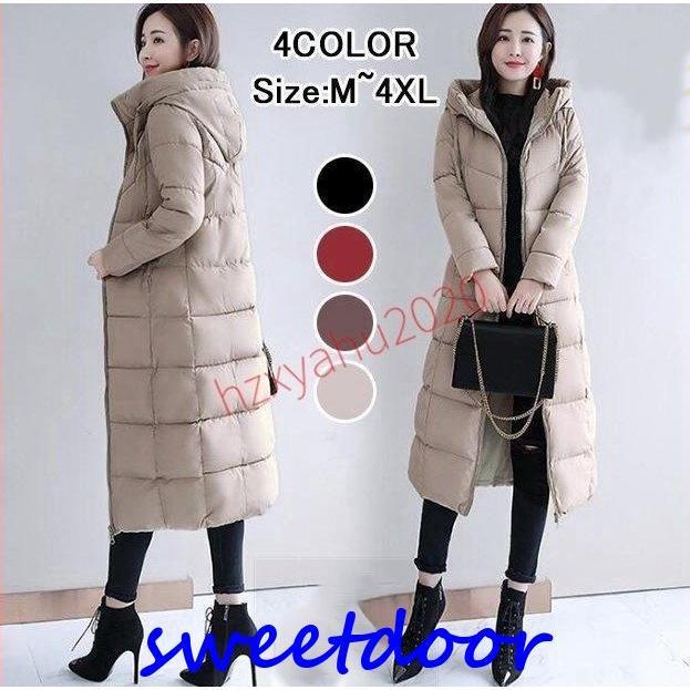 冬 アウター レディース 中綿コート ダウン風コート4カラー ベンチコート ロング丈 厚手 アウター 暖かい オルチャコード キルティングコート 防寒