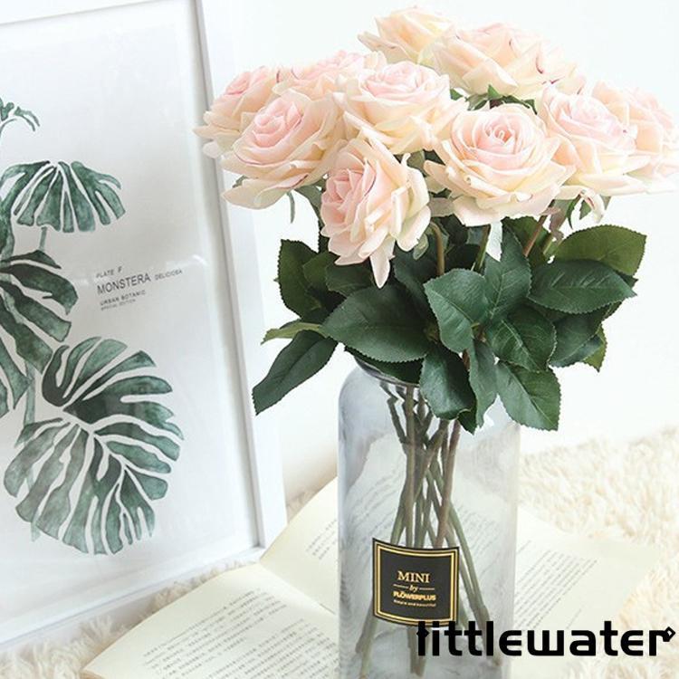 10本セット ウエディングブーケ 安い 結婚式 花嫁 ブーケ 造花 花束 ローズ ブライダルブーケ ウェディング アレンジメント アートフラワー インテリアフラ