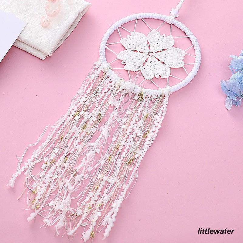 ドリームキャッチャー 家具 雑貨 装飾品 壁掛け インテリア 花びら 桜 魔除け 伝統工芸 ギフト かわいい
