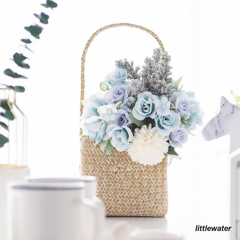 造花 インテリア 花 花束 バラ 薔薇 フラワー 花飾り ブーケ コサージュ リビング ガーデニング アートフラワー 寝室 装飾 飾り ギフト 誕生日