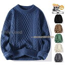 セーター メンズ 冬 ニット 長袖 ニットセーター ケーブル リブ プルオーバー 秋服 カーディガン 暖かい ニットソー インナー 防寒 おしゃれ