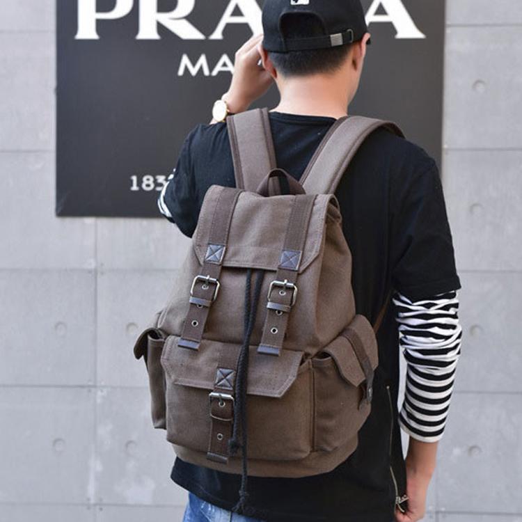 楽天maruk shopキャンバス リュックサック メンズ 男女兼用 帆布バッグ バックパック　大容量　通学 通勤 旅行　おしゃれ メンズバック アウトドア　鞄 デイパック