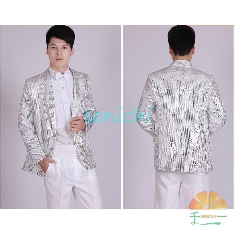 演出服ジャケット　 派手 カラオケ衣装 イベント 撮影 ダンスウェア パーティースーツ メンズスーツ ダンス衣装 司会者 男性用 ステージ衣装