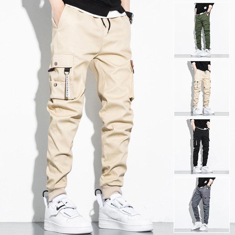 カーゴパンツ メンズ ボトムス ズボン ミリタリー ロング ゆったり 作業服 カジュアル おしゃれ ワークパンツ アウトドア ワイト