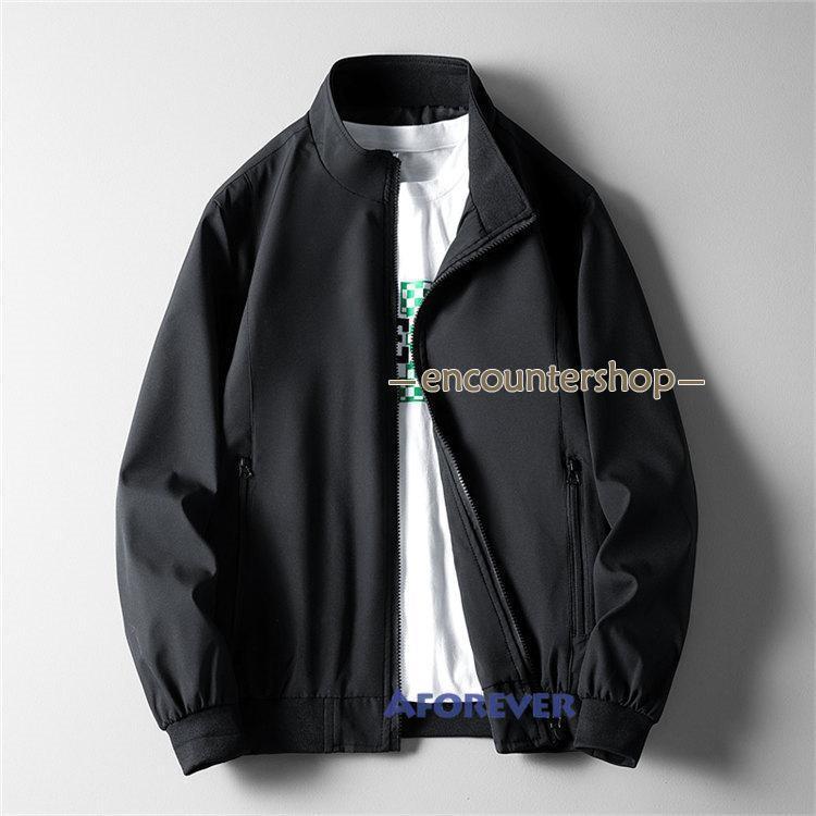 maruk shopのジャケット メンズ 無地 スイングトップ ブルゾン ジップジャケット ライトアウター お兄系 秋服｜アングル2