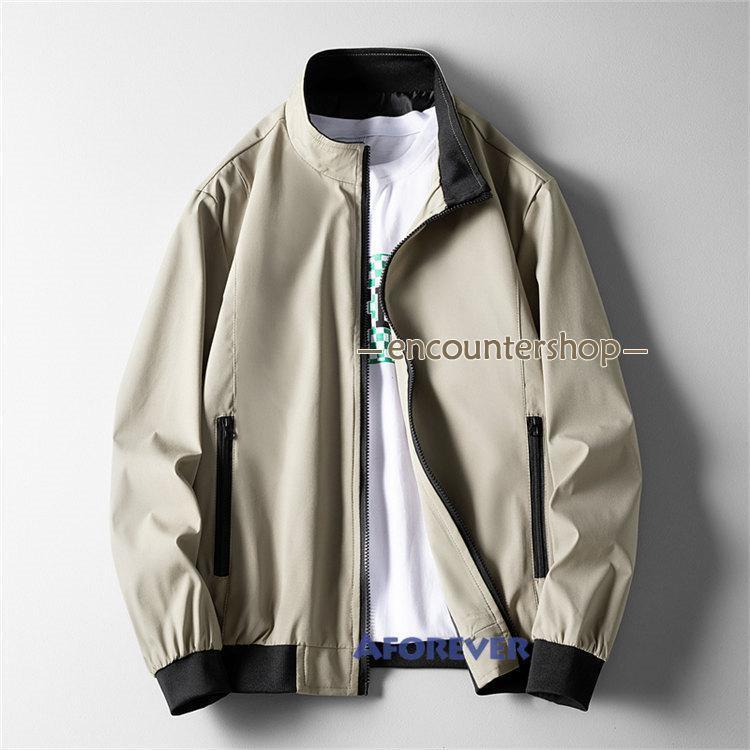 maruk shopのジャケット メンズ 無地 スイングトップ ブルゾン ジップジャケット ライトアウター お兄系 秋服｜アングル3