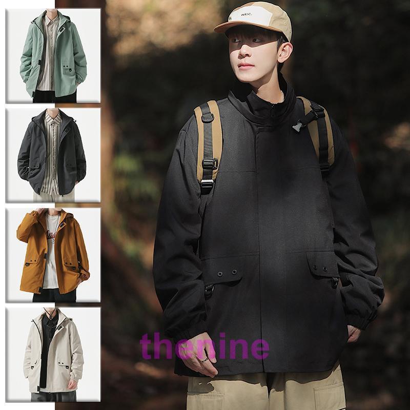 ウインドブレーカー メンズ 大きいサイズ スポーツ 防風 無地 アウター 秋服 スポーツウェア 長袖 ジャ..