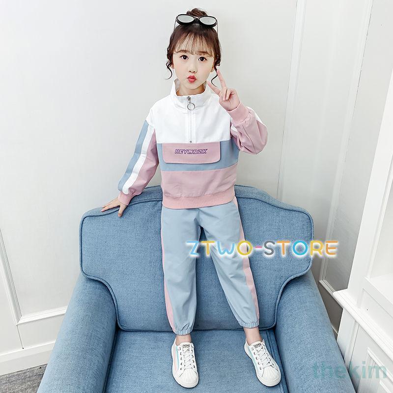 子供服 セットアップ キッズ 女の子 長袖 春秋 上下セット トップス パーカー ロン...