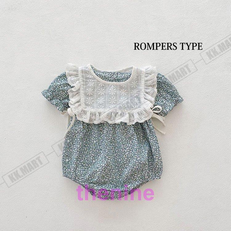 maruk shopのベビー服 キッズ服 姉妹コーデ 姉妹リンク ペアルック ロンパース ワンピース ドレス キッズ ベビー 姉妹 コーデ お揃い おそろい コーデセット 女の子 子供服｜アングル2