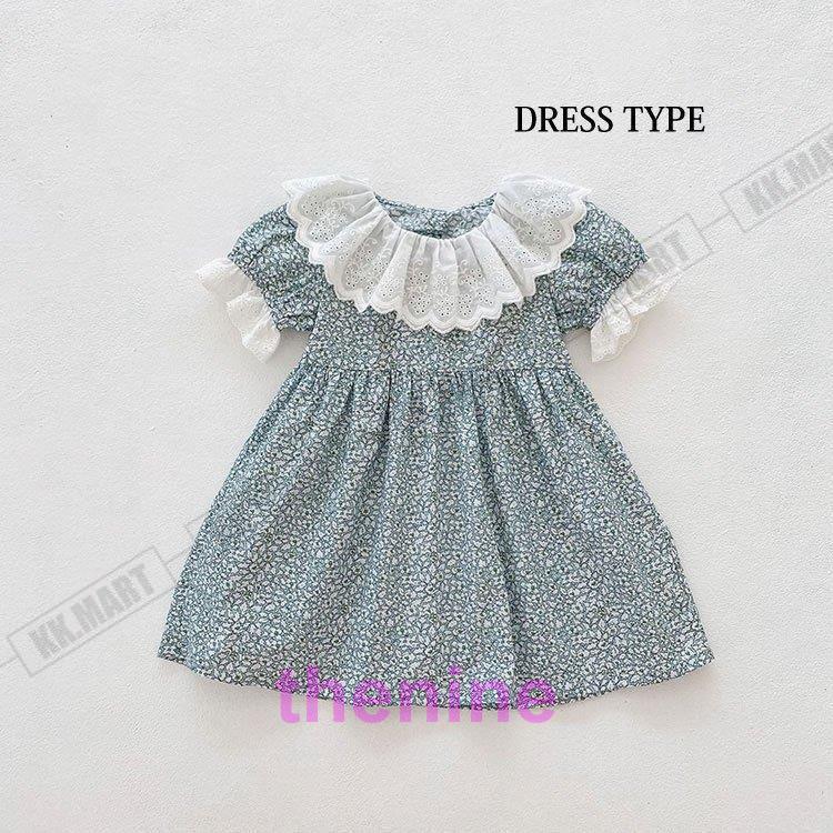 maruk shopのベビー服 キッズ服 姉妹コーデ 姉妹リンク ペアルック ロンパース ワンピース ドレス キッズ ベビー 姉妹 コーデ お揃い おそろい コーデセット 女の子 子供服｜アングル3