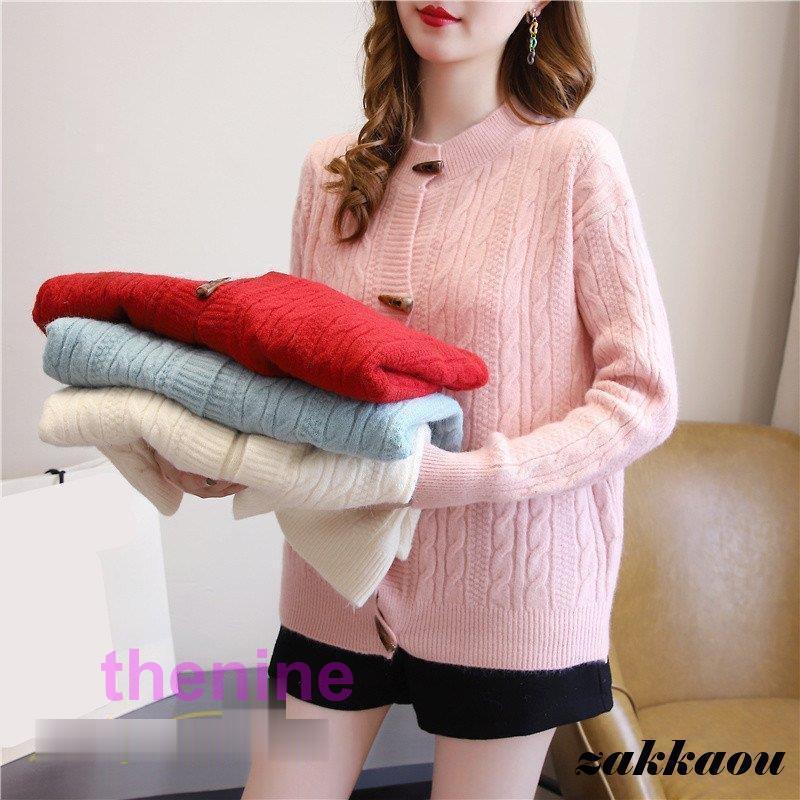 カーディガン 秋物 服 レディース セーター アウター ニット 無地 オーバーサイズ 長袖 冬 ゆったり 暖..