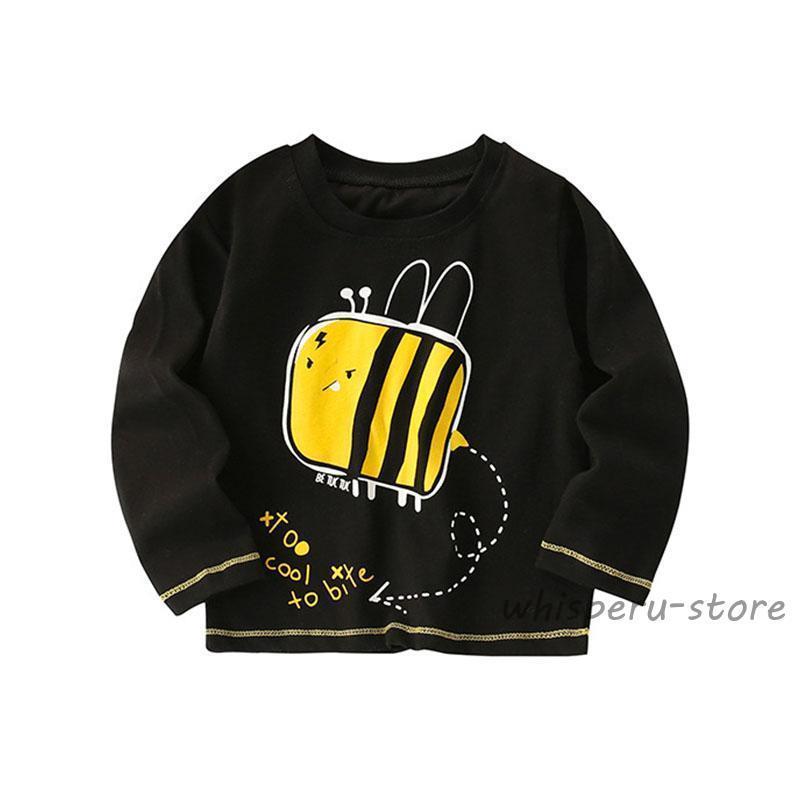 子供服 Tシャツ 長袖 男の子 女の子 ミドル丈 丸首 トップス 春秋 秋服 普段着 通学着 小学生 かわいい ゆったり ベーシック ピクニック レジャー 男女兼用 2