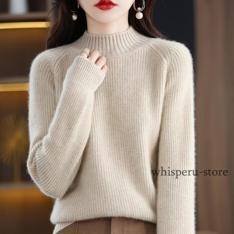 ニット セーター トップス レディース 無地 シンプル クルーネック 秋冬 通勤 通学 学生 事務 キレイめ オフィス OL カジュアル 柔らかい ニットソーサイズ:cm S 胸囲90　 袖丈59 着丈58M 胸囲95　 袖丈60 着丈59L 胸囲100　袖丈61 着丈60XL 胸囲105　袖丈62 着丈612XL 胸囲110　袖丈63 着丈62※採寸方法や採寸位置により、1〜3cmの誤差があります。