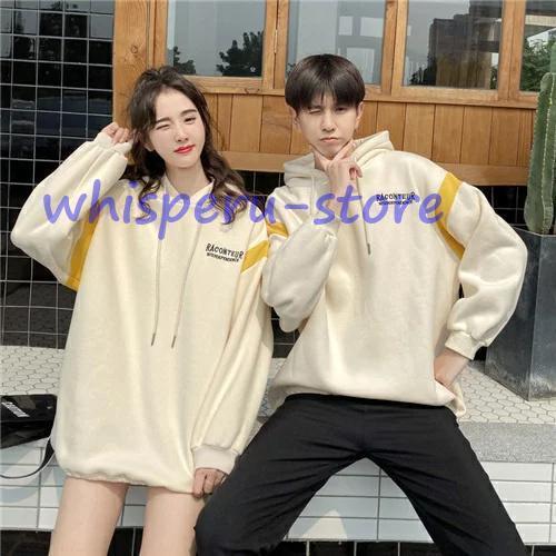 パーカー ペアルック ビックシルエット カップル お揃い プレゼント ペア コーデ オーバーサイズ トレ..