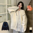 ニットカーディガン オーバーサイズ 冬 冬服 秋服 黒 白 トップス セーター ライトニット アウター 羽織り 長袖 大きいめ 体型カバー