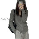 パーカー ニット カーディガン トレーナー レディース フード付き 長袖 秋服 秋冬 ジッパー カットソー 着痩せ 羽織 カジュアル ゆったり 体型カバー