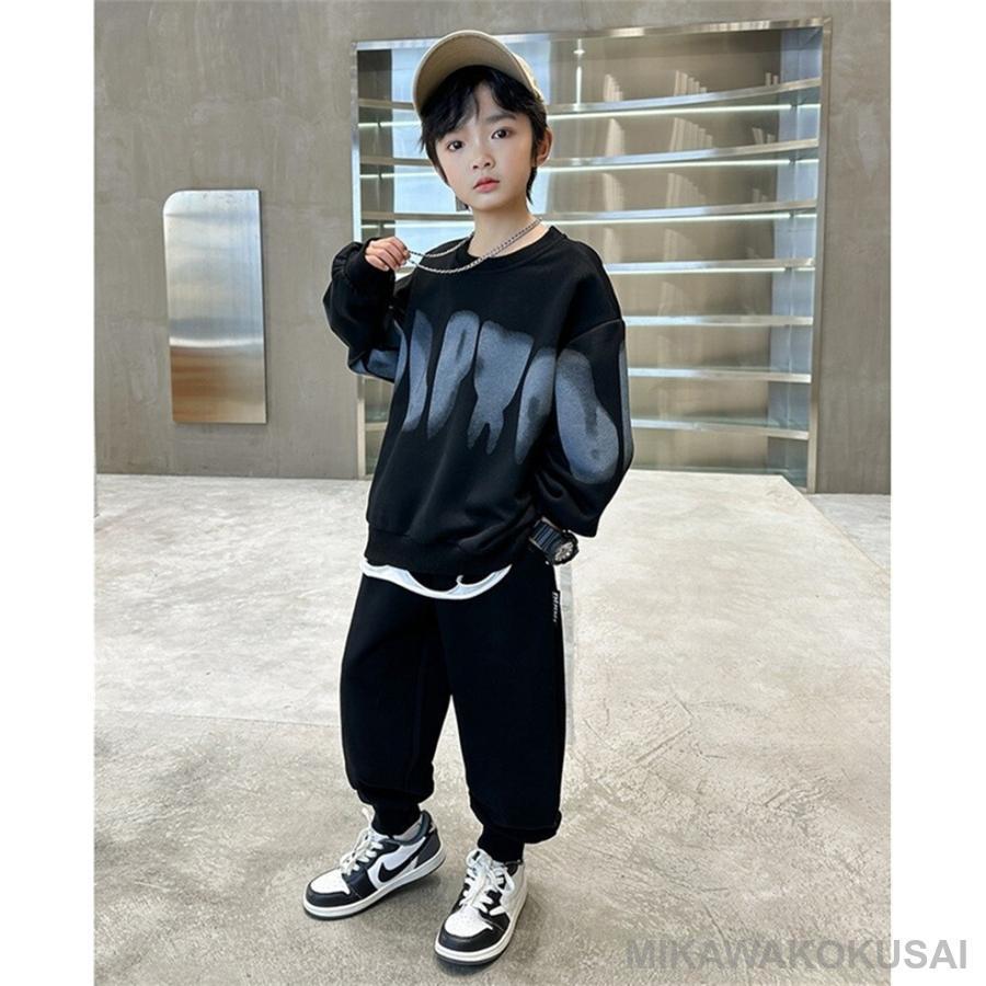 子供ジャージ 上下セット 男の子スウェット 秋 パーカーセット トレーニングウェア...