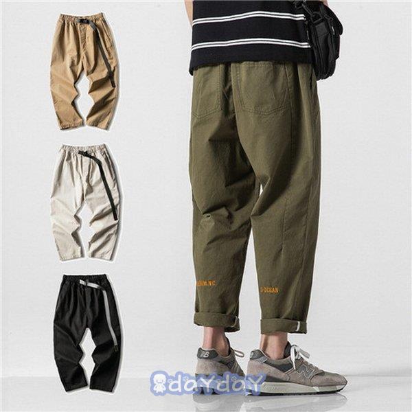 Rakuten - カーゴパンツ メンズ パンツ 大きいサイズ テーパードパンツ 夏 秋 服 涼しい ゆったり ボトムス ズボン メンズファッション