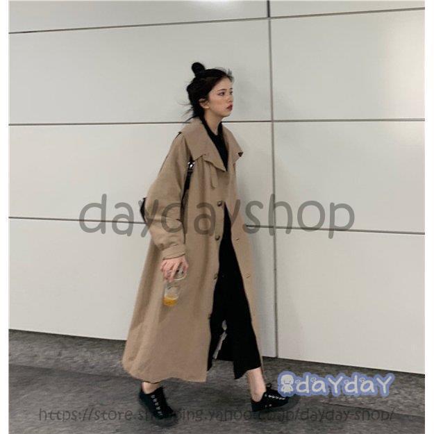 トレンチコート レディース スプリングコート 春コート ロングコート アウター フォーマル ジャケット 春 秋 大きいサイズ 上品 お洒落 通勤