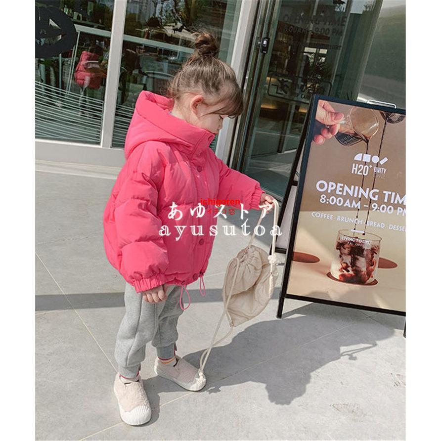 中綿コート キッズ 冬服 子供服 女の子 アウター 中綿ジャケット ダウン風コート ...